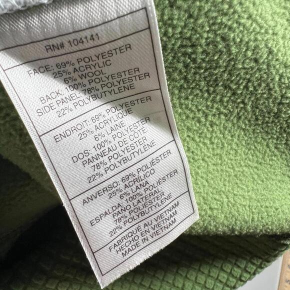 Nike ACG Women’s Green Full Zip Fleece Jacket Size L Waffle Lined Outdoor - Picture 11 of 15
